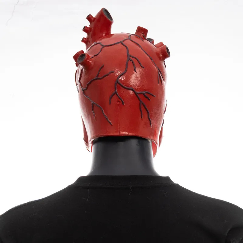 Helmet Full Face - CyHorror Heart Mask Cosplay Scary Japan
