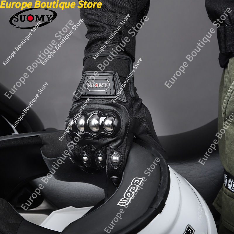 Stainless Steel Anti Fall Off  – обзор и цена Motorcycle Gear Gloves