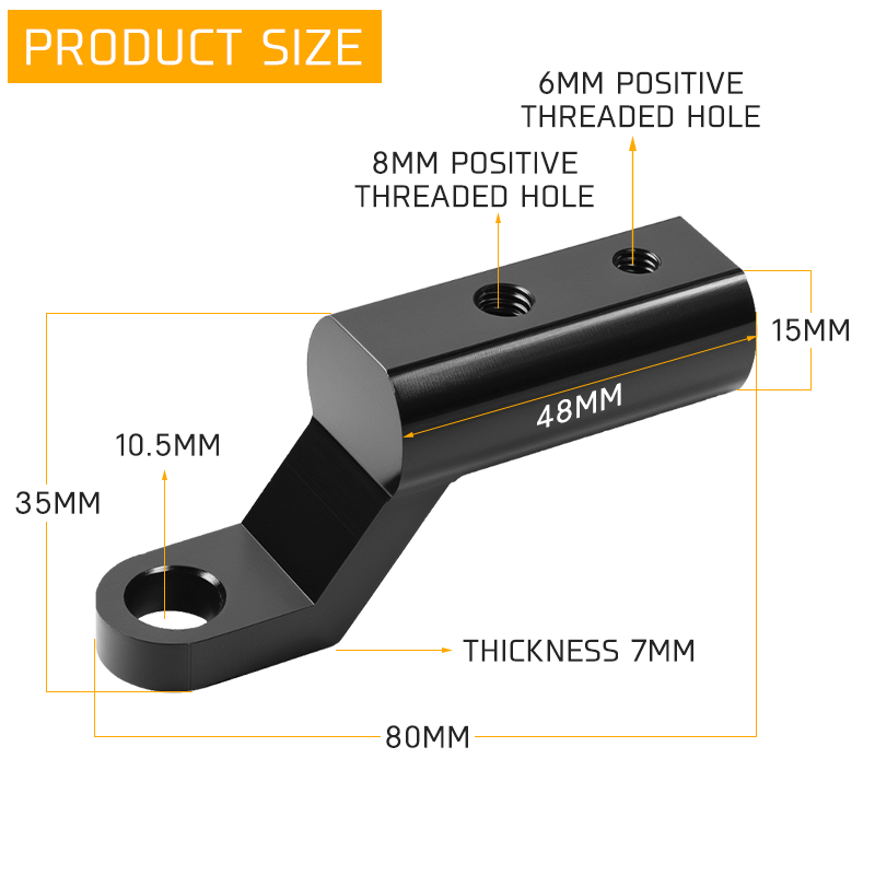 Motorcycle Aluminum Alloy Phon – обзор и цена Mirror Extender Bar