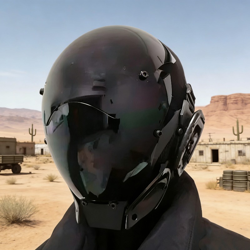 Mecha style cyberpunk helmet m – обзор и цена Helmet Full Face