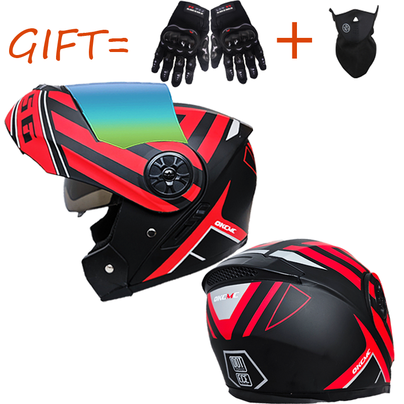 Flip Up Motorcycle Helmet with – обзор и цена Motorcycle Gear Gloves
