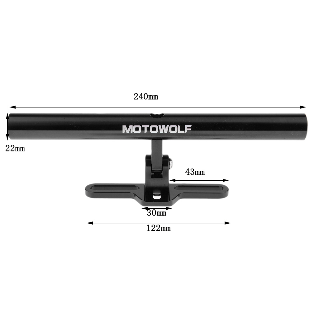 Motorcycle CNC Aluminum Extend – обзор и цена Mirror Extender Bar