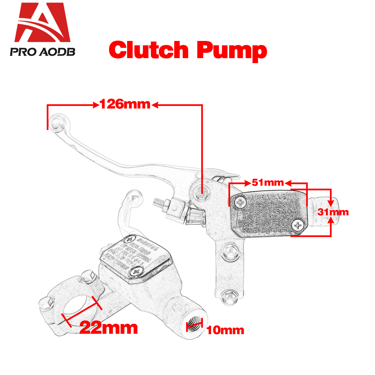 7/8 22mm Motorcycle Hydraulic  – обзор и цена Gear Clutch Motorcycle