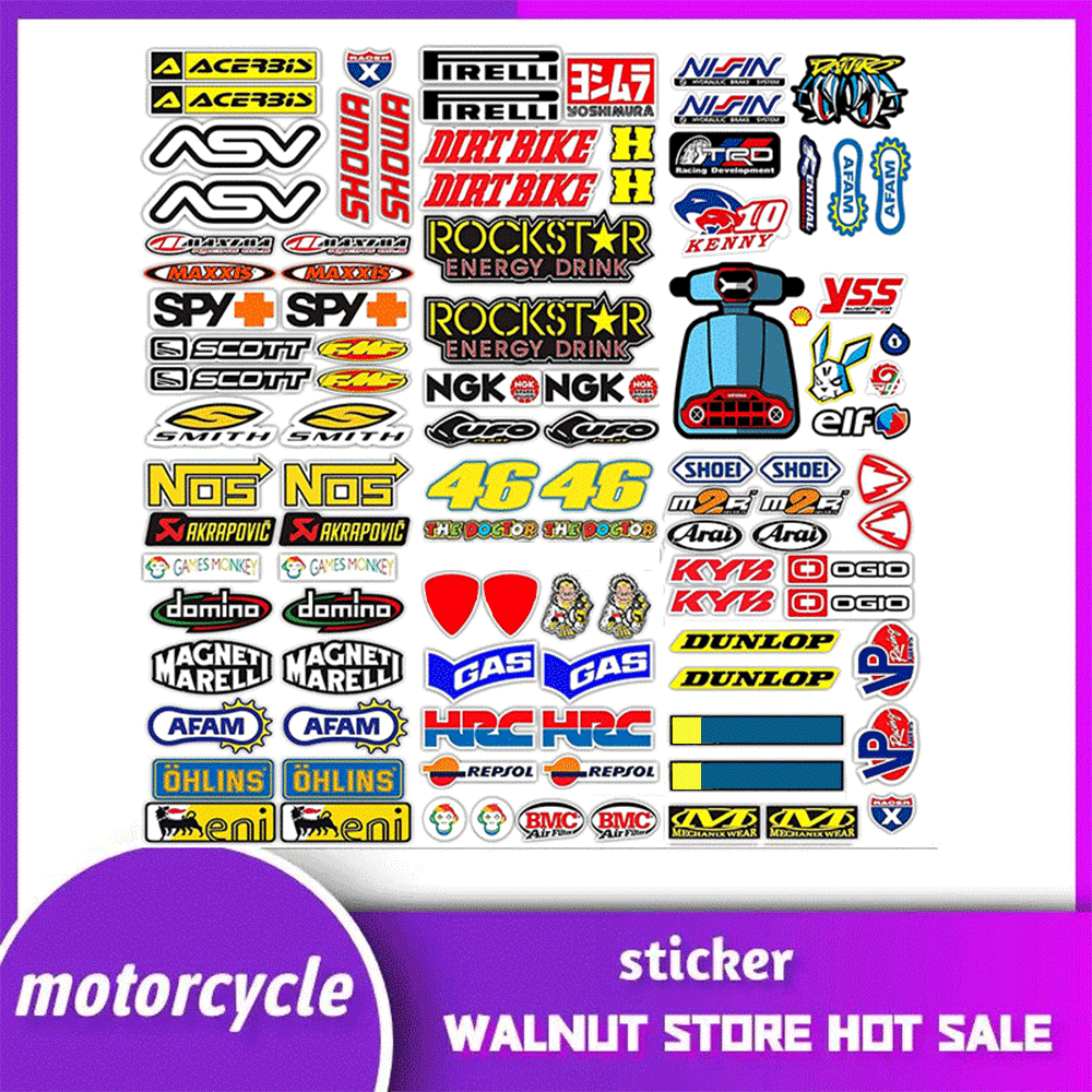 Motorcycle Stickers MotorBike  – обзор и цена Motorcycle Gear Logo