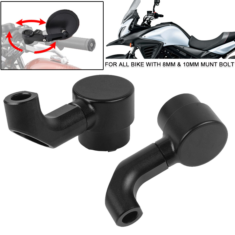 Motorcycle Mirror Riser Extens – обзор и цена Mirror Extender Bar