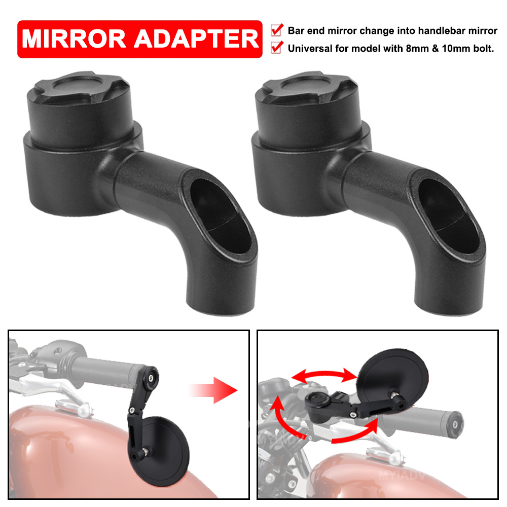 Motorcycle Mirror Riser Extens – обзор и цена Mirror Extender Bar