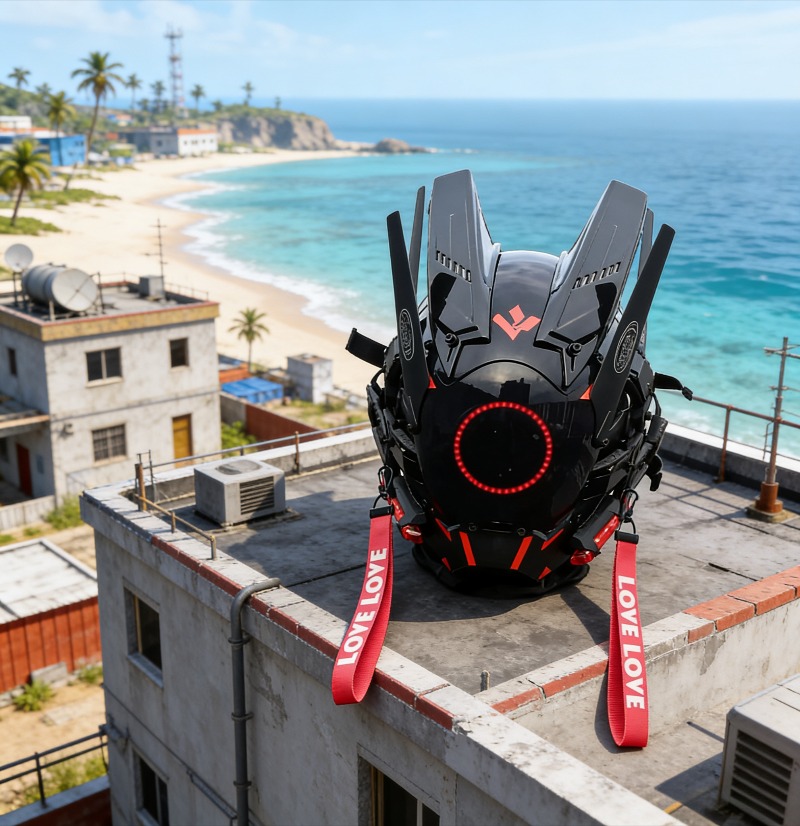 Tech Mecha Helmet Cyberpunk Ma – обзор и цена Helmet Full Face