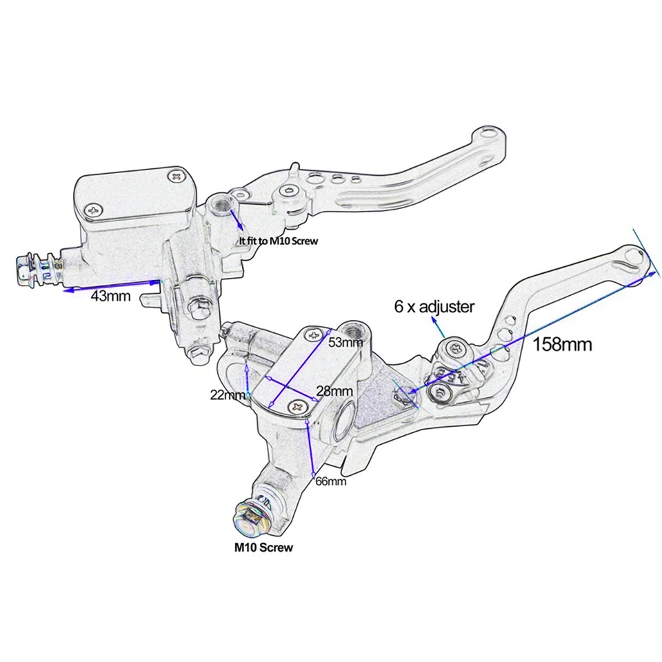 22mm 7/8 Motorcycle Handlebar  – обзор и цена Gear Clutch Motorcycle