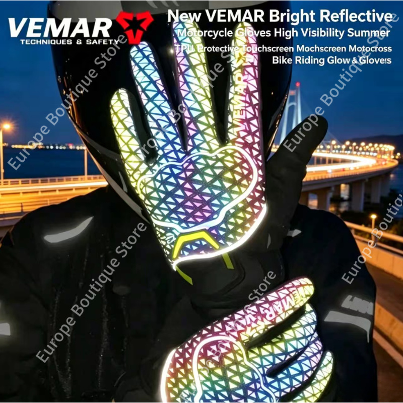2026 NEW VEMAR High Visibility – обзор и цена Motorcycle Gear Gloves
