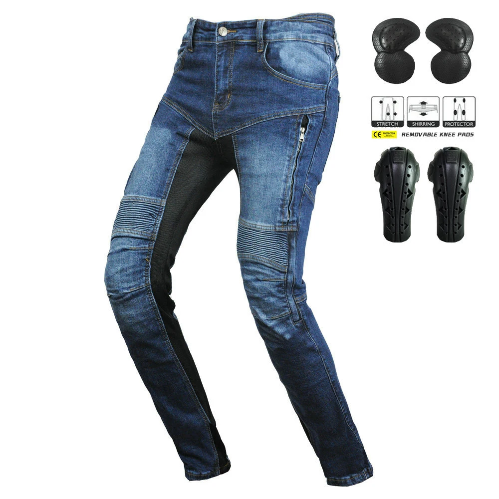 Motorcycle Jeans Breathable Hi – обзор и цена Motorcycle Gear Jeans