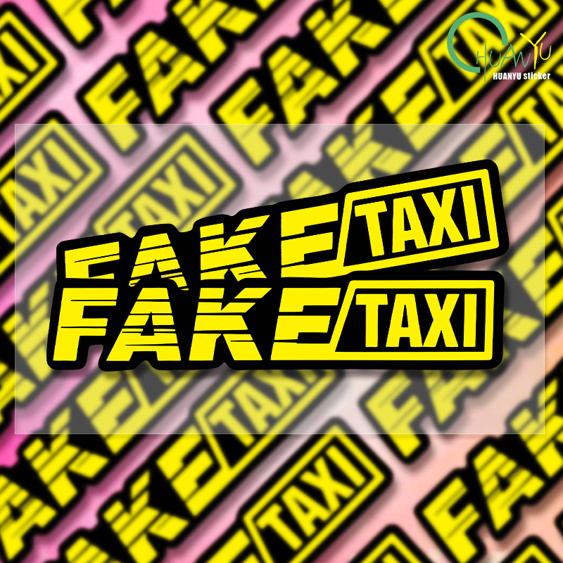 Yellow Fake Taxi Logo Pvc Wate – обзор и цена Motorcycle Gear Logo