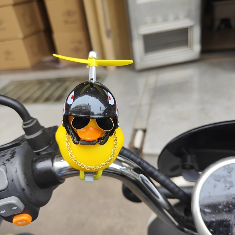 1PC cute yellow duck decoratio – обзор и цена Motorcycle Gear Yellow