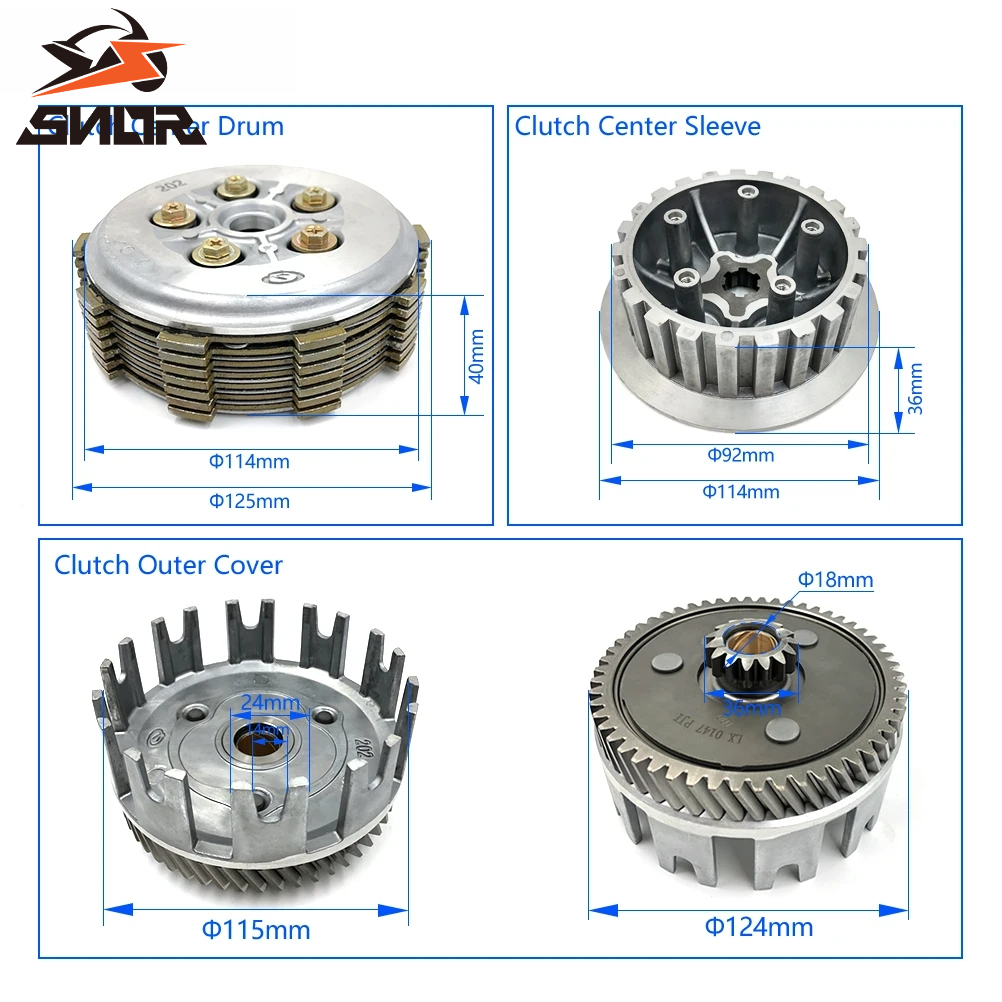 SNOR Motorcycle Clutch Hub Ass – обзор и цена Gear Clutch Motorcycle