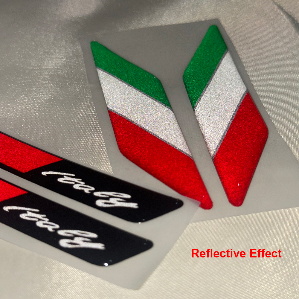 Italy Flag 3D Epoxy Sticker Mo – обзор и цена Motorcycle Gear Logo