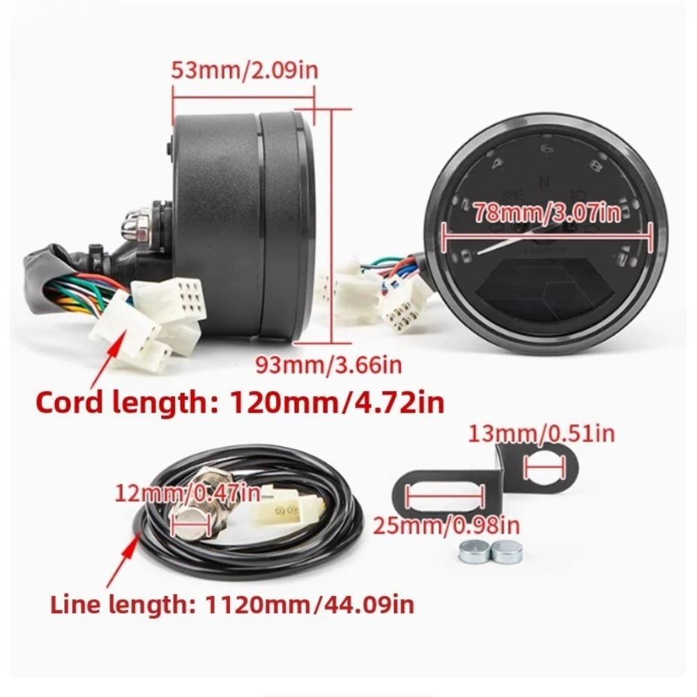 Universal Motorcycle Meter Spe – обзор и цена Motorcycle Gear Yamaha
